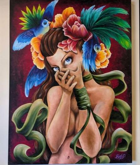Art - Bonnie Seeley Tropical Lady - 140202